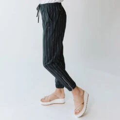 Navy Pinstripe Jetsetters -Albionfit Store 369A6645final 1