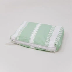Aloha Mini Linen Stripe Pouch -Albionfit Store 369A6656