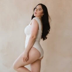 Ivory Off Shoulder One-Piece -Albionfit Store 369A7381final