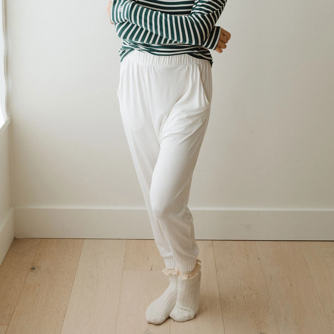 Serenity Harem Joggers, Ivory 3 Serenity Harem Joggers, Ivory