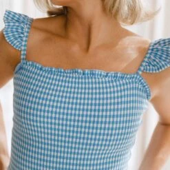 Hamptons One-Piece, Bluebell -Albionfit Store 369A7854final