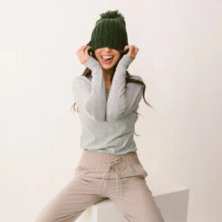 Go Long Crew, Sweet Stripe -Albionfit Store 369A7855final