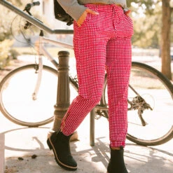 Red Gingham Jetsetters