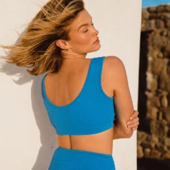 Sporty Tank, Cobalt -Albionfit Store 369A7934final