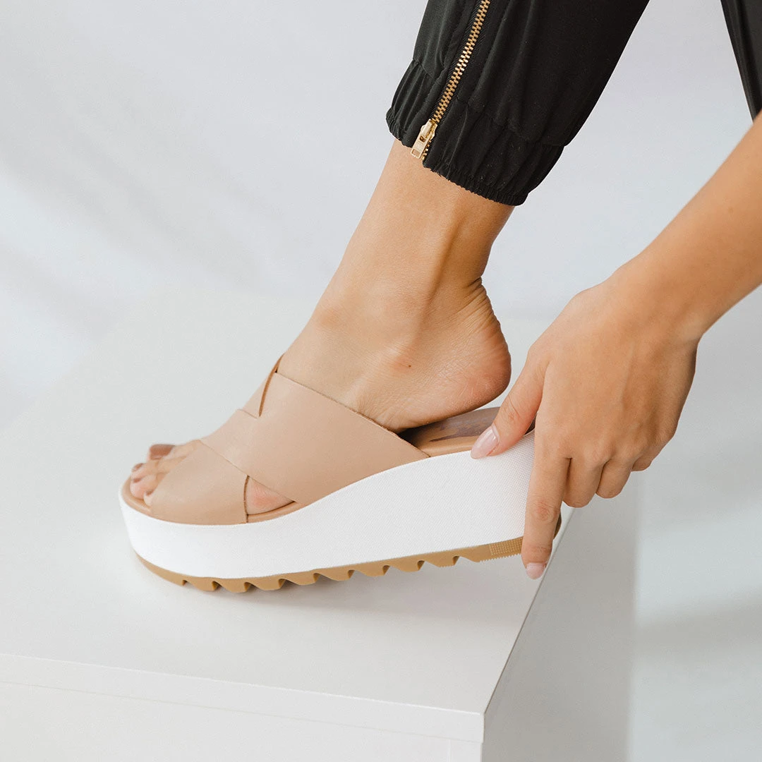 Sorel Cameron Flatform Mule, Honest Beige 10 Sorel Cameron Flatform Mule, Honest Beige - Image 8