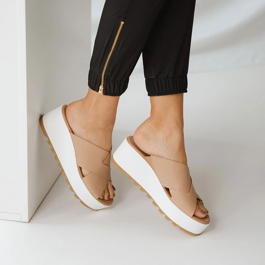 Sorel Cameron Flatform Mule, Honest Beige 3 Sorel Cameron Flatform Mule, Honest Beige