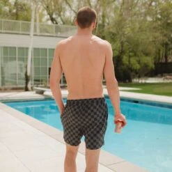 Wind And Sea Shorts 5" Inseam, Slate Checkers -Albionfit Store 369A8100finnal 1