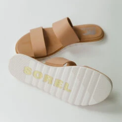 Sorel Ella II Slide, Honest Beige -Albionfit Store 369A8126final