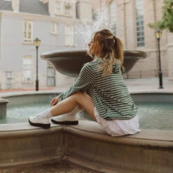 City Pullover, Hunter Green -Albionfit Store 369A8502final