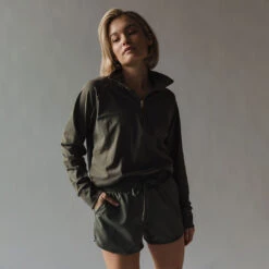 Lunge Shorts, Olive -Albionfit Store 369A8529final 0a6ffe3b 4cc2 4fd0 99a8 0fd0f4eaebda