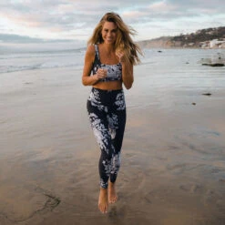 Intention Compression High-Waisted Leggings, Antigua Slate -Albionfit Store 369A8597final