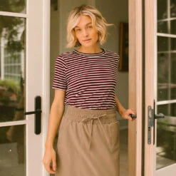 The Away Skirt, Brindle -Albionfit Store 369A8687final