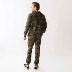 Men's At Ease Joggers, Green Camo -Albionfit Store 369A8897final