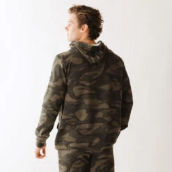 Men's Hoodie, Green Camo -Albionfit Store 369A8902final