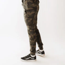 Men's At Ease Joggers, Green Camo -Albionfit Store 369A8911final