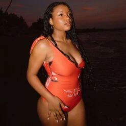 Belle One-Piece, Pink Lily -Albionfit Store 369A8943final