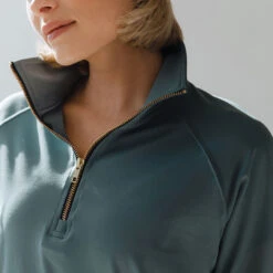 The Gotta Run 1/4 Zip, Blue Grey 14 The Gotta Run 1/4 Zip, Blue Grey -Albionfit Store 369A9236final