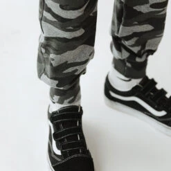 Men's At Ease Joggers, Grey Camo -Albionfit Store 369A9474final