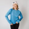 Midway Blue Neo Crop Sweatshirt -Albionfit Store 369A9503final