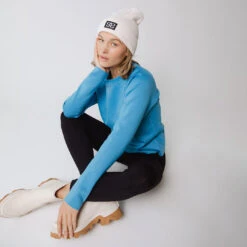 Midway Blue Neo Crop Sweatshirt -Albionfit Store 369A9558final