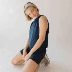 Intention Bikers 5.5", Navy -Albionfit Store 369A9605final f0f87052 b2e8 41bb 8096 0c3d8e66ce1a