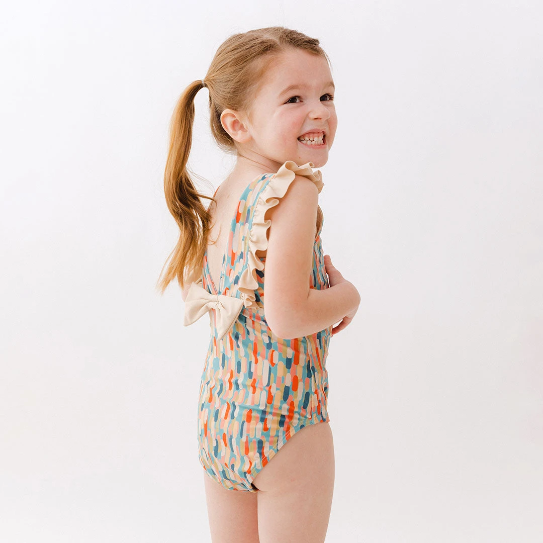 Mini Ruffle One-Piece, Athens Sunset 7 Mini Ruffle One-Piece, Athens Sunset - Image 5