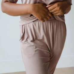 Serenity Harem Joggers, Mocha 19 Serenity Harem Joggers, Mocha -Albionfit Store 89A5101 1