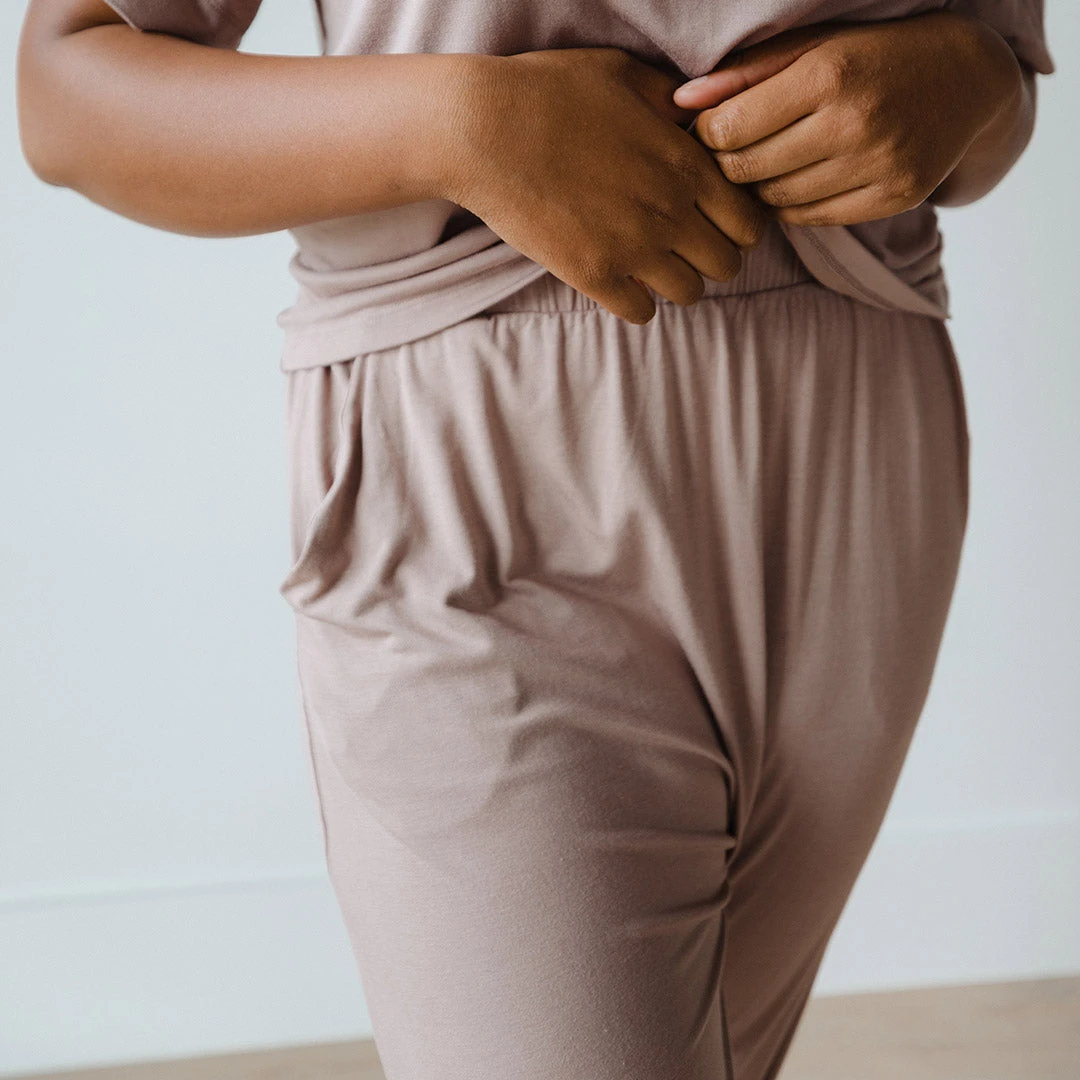 Serenity Harem Joggers, Mocha 8 Serenity Harem Joggers, Mocha - Image 6