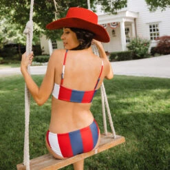 Liberty Stripe Hipster Bottoms -Albionfit Store 89A7719