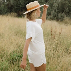 Serenity Shorts, Ivory -Albionfit Store 89A9582final 1