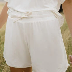 Serenity Shorts, Ivory -Albionfit Store 89A9592final 1