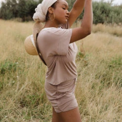 Serenity Shorts, Mocha -Albionfit Store 89A9724final 9f6f8784 4caa 4f0c ab08 4d022ef7f1df