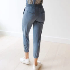Light Chambray Classic Overall Jumpsuit -Albionfit Store A7A2080final