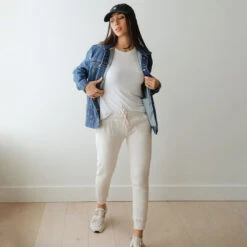 At Ease Joggers, Birch -Albionfit Store AT EASE JOGGERS BIRCH 10