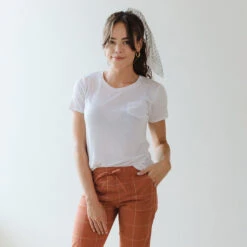 Basic Tee, White -Albionfit Store BASIC TEE WHITE 4