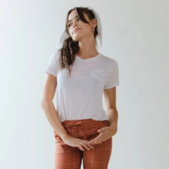 Basic Tee, White -Albionfit Store BASIC TEE WHITE 6