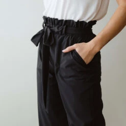 Bow Belt Capri -Albionfit Store BOW BELT CAPRI BLACK 2