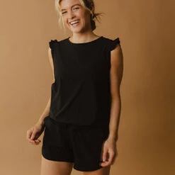 Black Romper 19 Black Romper -Albionfit Store Black Romper 9