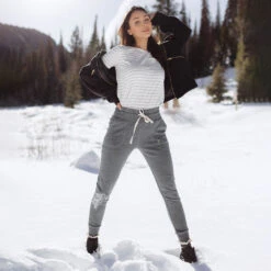 Cabin Fever Joggers, Heather Grey -Albionfit Store CABIN FEVER JOGGERS HEATHER GREY 4 1