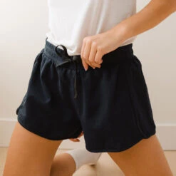 Classic Gym Shorts, Navy -Albionfit Store CLASSIC GYM SHORT 3