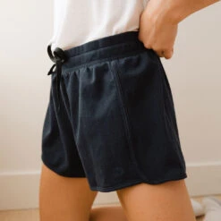 Classic Gym Shorts, Navy -Albionfit Store CLASSIC GYM SHORT 5 1