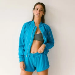 Cobalt Bomber Jacket 13 Cobalt Bomber Jacket -Albionfit Store COBALT BOMBER 6