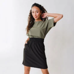 Boss Crop Tee, Sage -Albionfit Store DSC00404final