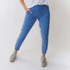 Blue Gingham Jetsetters -Albionfit Store DSC00537final 1