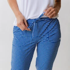 Blue Gingham Jetsetters -Albionfit Store DSC00548final 1