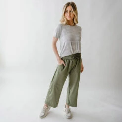 Basic Tee, Heather Grey/Ivory -Albionfit Store DSC 0056 web 1