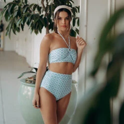 Echo Swim Top, Mod Blue -Albionfit Store ECHO BLUE 1