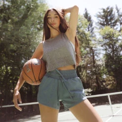 Flow Tank, Grey Slub -Albionfit Store FLOW TANK GREY SLUB WEB 2