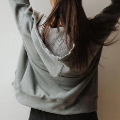 Alta Zip Up Hoodie, Heather Grey -Albionfit Store GREY ALTA ZIP UP HOODIE 17 1