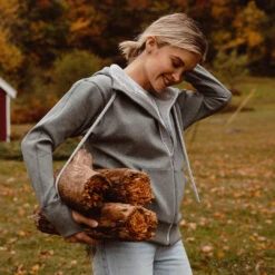 Alta Zip Up Hoodie, Heather Grey -Albionfit Store GREY ALTA ZIP UP HOODIE 2 1